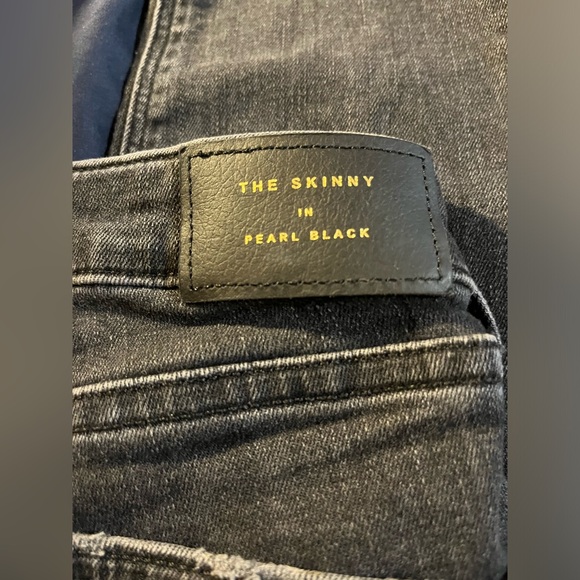 ZARA The Skinny In Pearl Black Jeans Size 4 - Picture 7 of 8